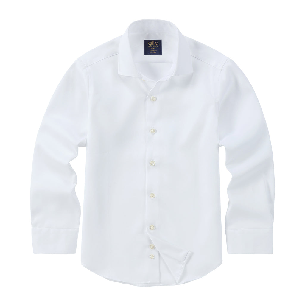 alfa perry dress shirts Shop Alpha Perry Blue 100% Cotton Dress Shirt